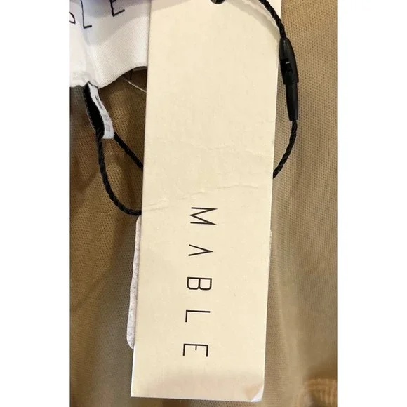 NWT‎ MABLE Leopard Print Ruched Sheath Midi Dress Women Size M - Picture 6 of 6